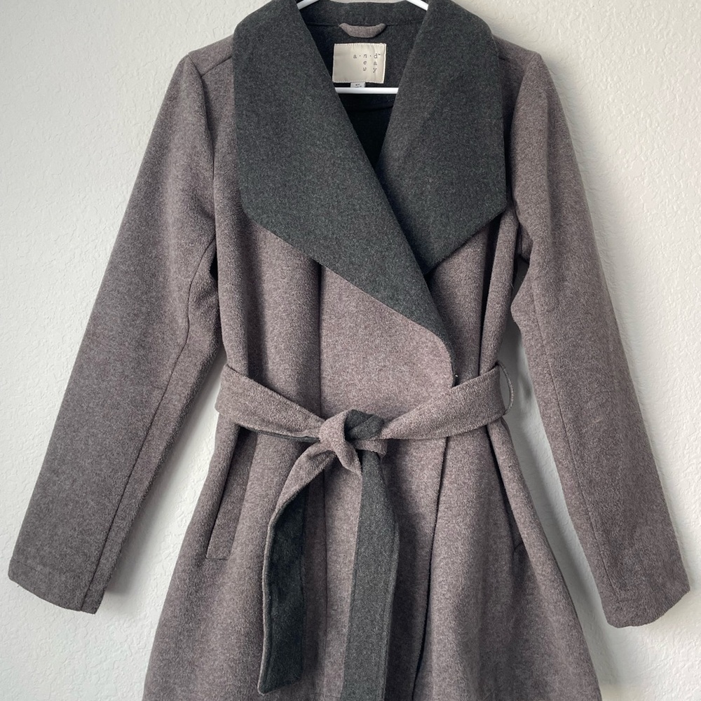 A New Day Gray Women's Coat Size XS